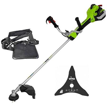 Desbrozadora
  Térmica Motor 47Cm3
    2T 2.7CV + Bobina con hilo + pala 3
    dientes + arnés VITO