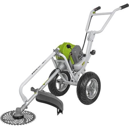 Desbrozadora
  térmica con ruedas 52cm³
    Hoja Ø 255 mm Autonomía 1h30 VITO