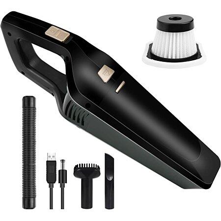Aspirador de
  mesa inalámbrico 120W negro