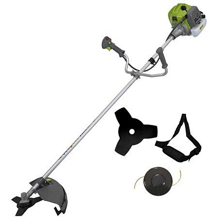 Desbrozadora
  Térmica Motor 43 Cm3
    2T 1.5HP + cuchilla de 3 dientes + carrete de hilo + correa de alcance VITO